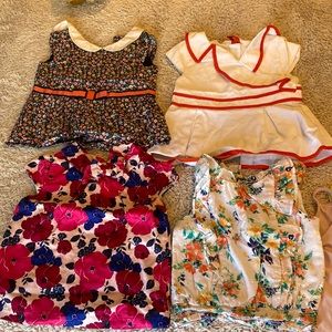 Janie and jack set of 4 tops 3t